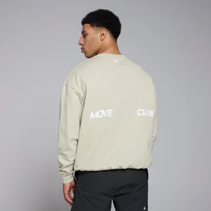 MP Men's Tempo Oversized Graphic Sweatshirt - muška dukserica - bež-siva - Size XXL