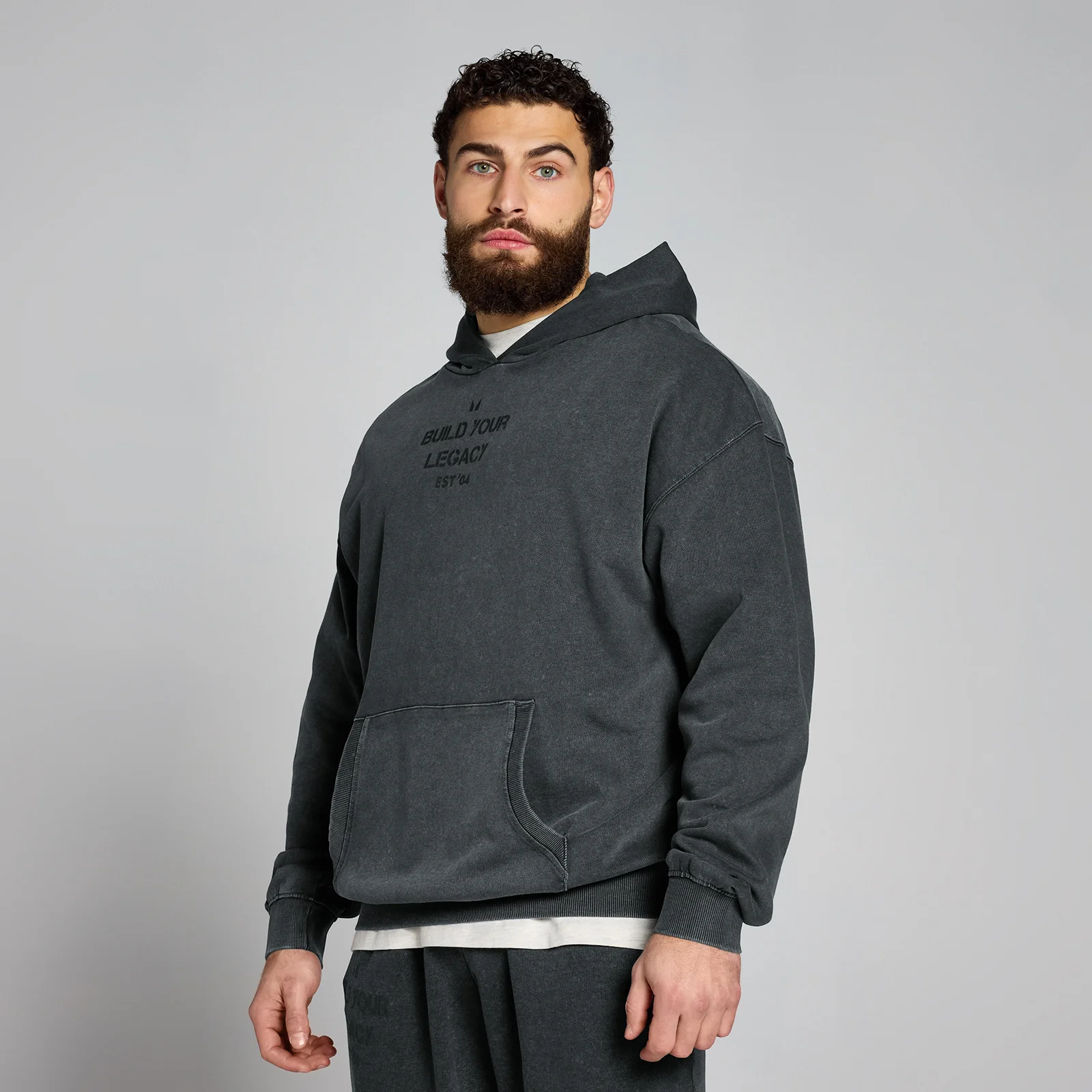 MP Origin Washed Graphic Hoodie - dukserica - ispranocrna - XXS-XS Slika 1