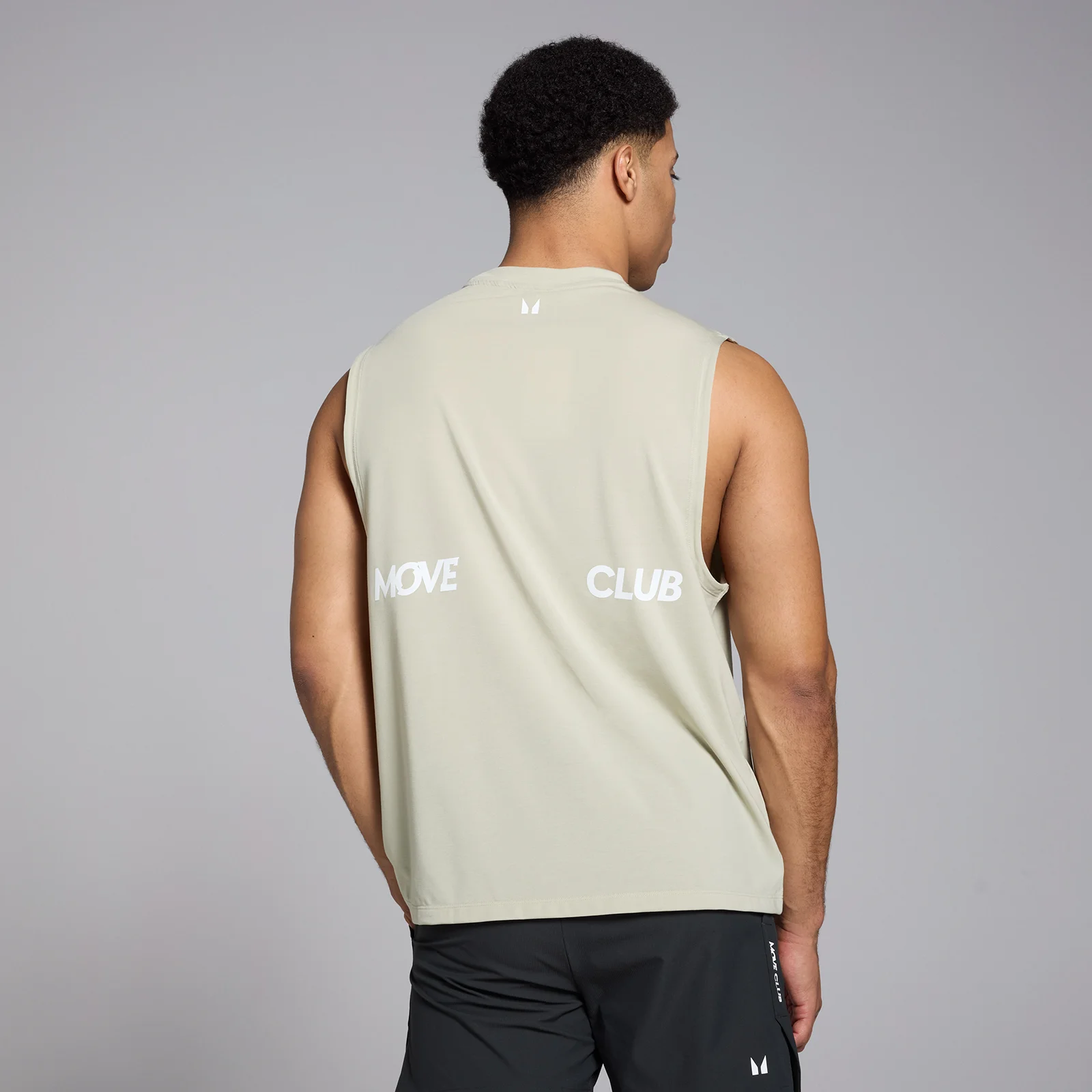 MP Men's Tempo Graphic Oversized Tank - muška majica bez rukava - bež-siva - S Slika 1
