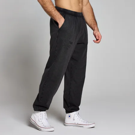 MP Men's Origin Washed Graphic Joggers - muški donji deo trenerke - ispranocrni
