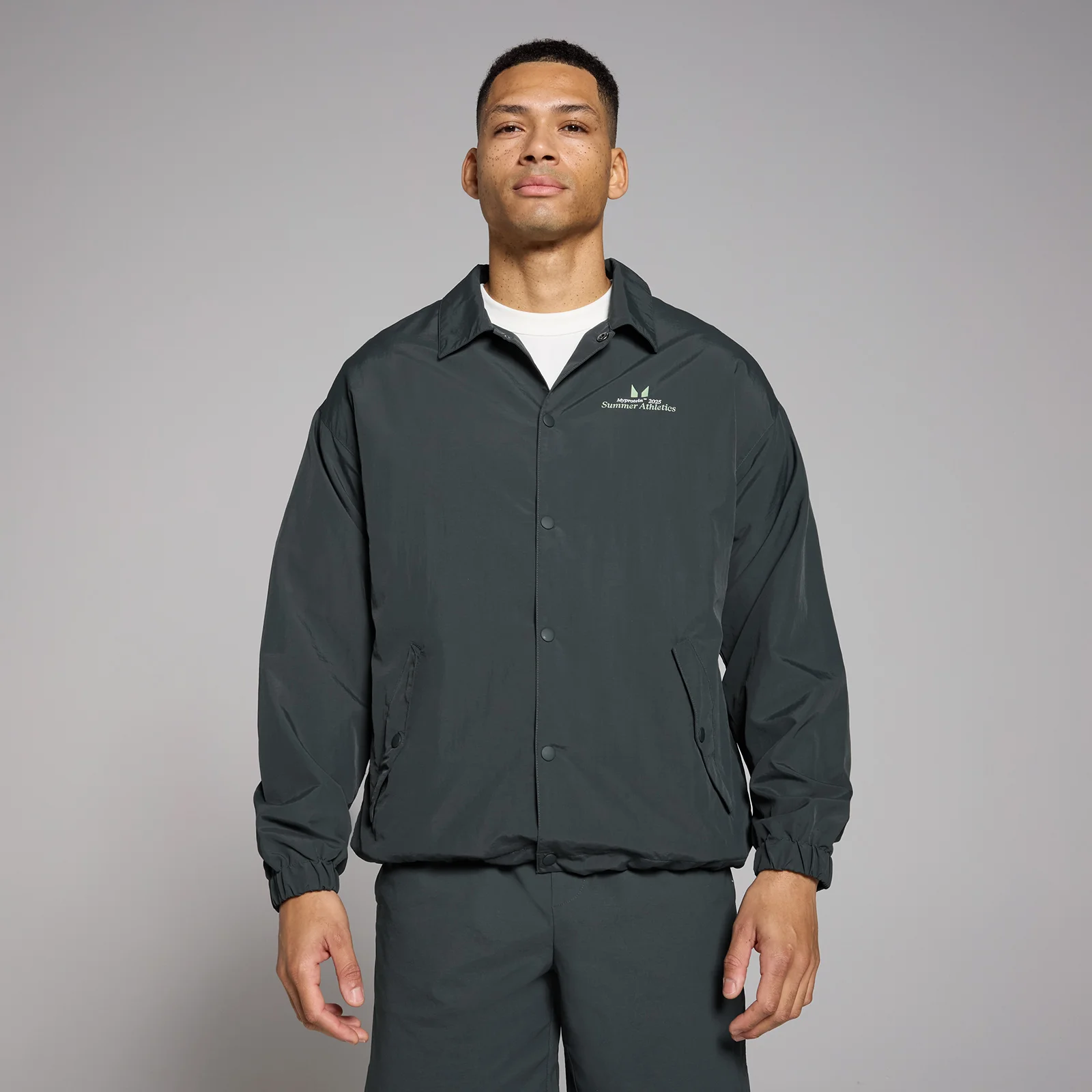 MP Men's Lifestyle Woven Jacket - muška jakna - ispranocrna - XS Slika 1