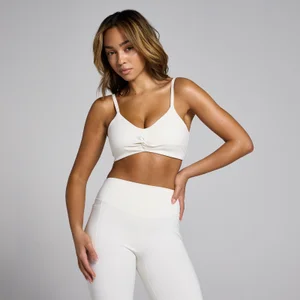 MP Women's Lifestyle Twist Front Sports Bra - ženski grudnjak - prirodni pamuk - Size XXL