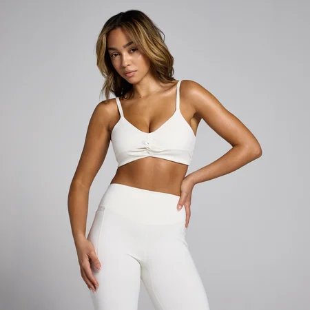 MP Women's Lifestyle Twist Front Sports Bra - ženski grudnjak - prirodni pamuk