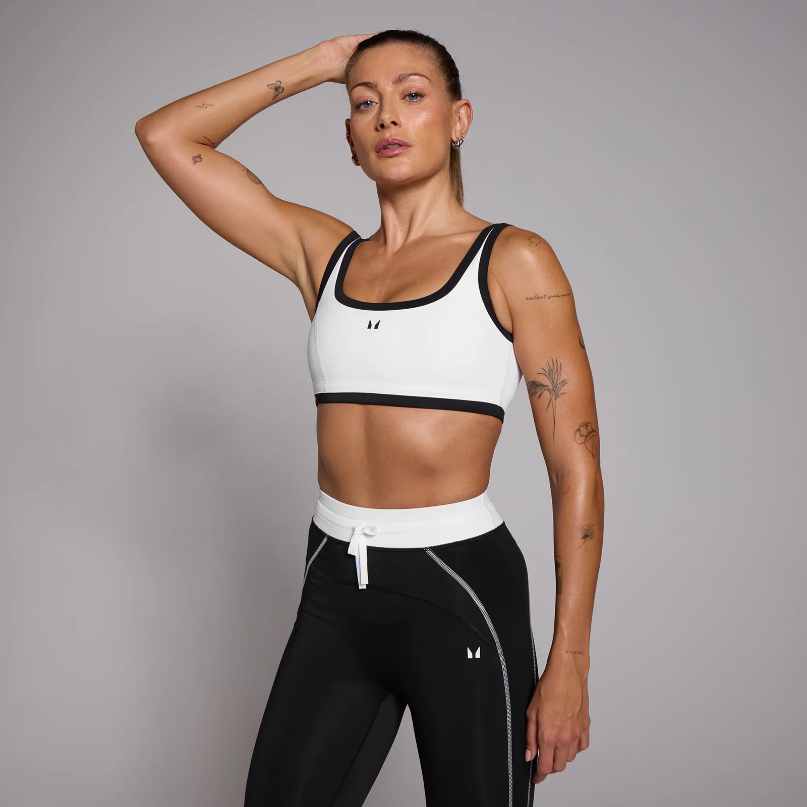 MP Women's Tempo Contrast Sports Bra − ženski sportski grudnjak − beli - L Slika 1