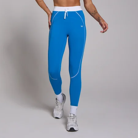 MP Women's Tempo Contrast Drawstring Leggings - ženske helanke - kobaltnoplave