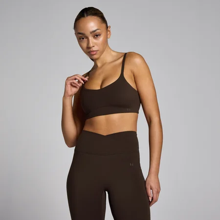 MP Women's Tempo Sports Bra − ženski sportski grudnjak − kafa