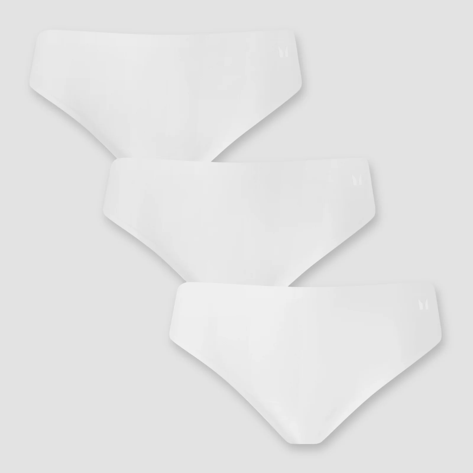 MP Women's Mid Rise No VPL Bikini Brief (3 Pack) - ženske gaćice (pakovanje od 3 komada) - bele - M Slika 1