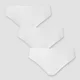 MP Women's Mid Rise No VPL Bikini Brief (3 Pack) - ženske gaćice (pakovanje od 3 komada) - bele