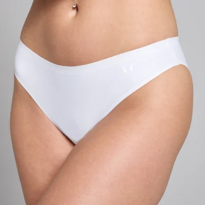 MP Women's Mid Rise No VPL Bikini Brief (3 Pack) - ženske gaćice (pakovanje od 3 komada) - bele - M Slika 8