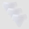 MP Women's Mid Rise Thong (3 Pack) - tange (pakovanje od 3 komada) - bele