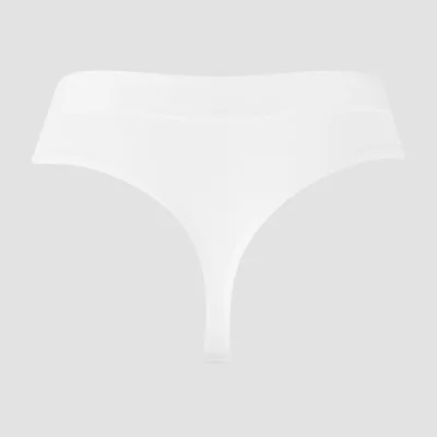 MP Women's Mid Rise Thong (3 Pack) - tange (pakovanje od 3 komada) - bele - M Slika 7