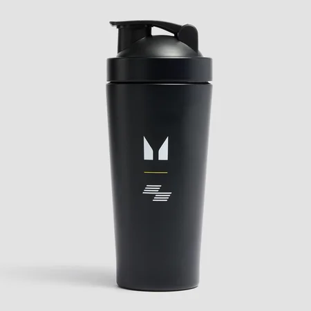 Myprotein Hyrox Recycled Metal Shaker − metalni šejker − crni