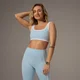 MP X Tatiana Contrast Square Neck Sports Bra - sportski grudnjak - svetla vodenoplava