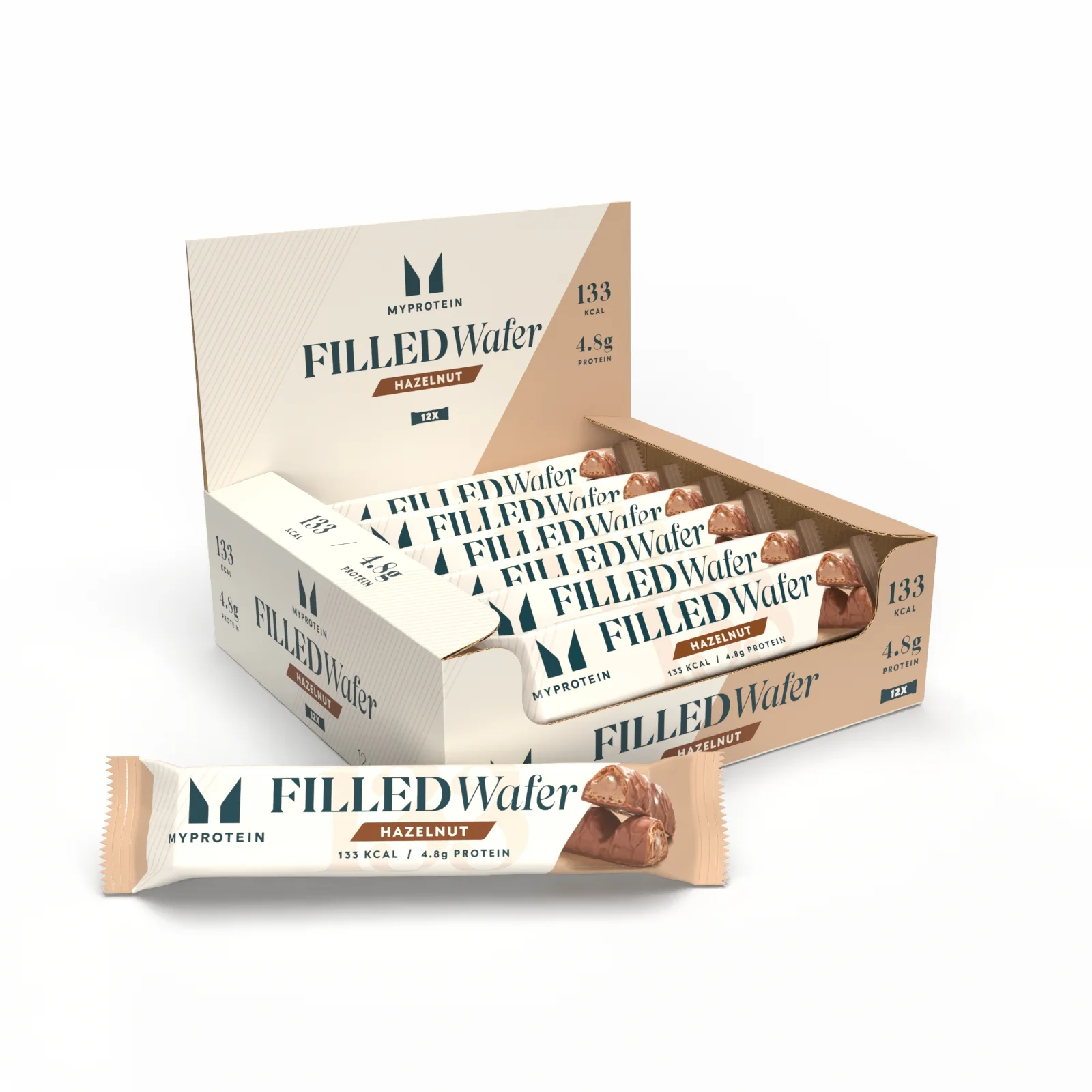 Filled Wafer - 12x24g - Hazelnut Slika 1