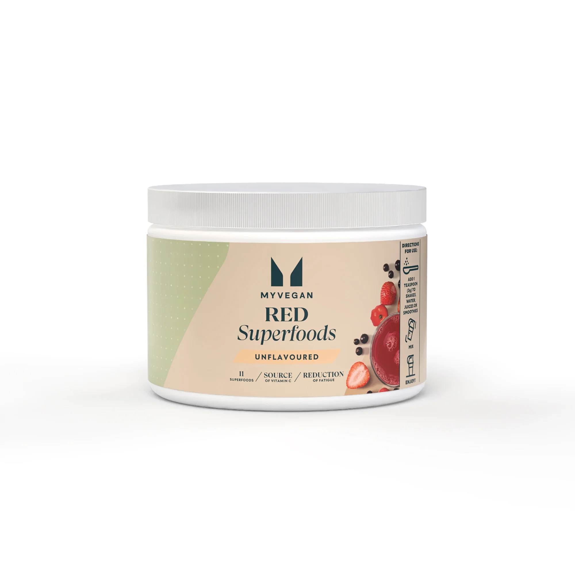 Red Superfoods, mešavina crvenih supernamirnica - 50servings - Bez Arome Slika 1