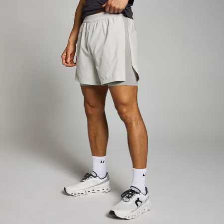 MP Men's Velocity 5-Inch 2 in 1 Shorts - muški šorts - hrom-sivi