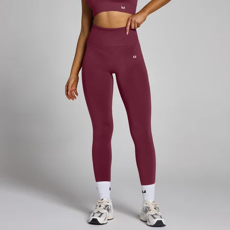 MP Women's Tempo Seamless Leggings − ženske helanke − crveno vino
