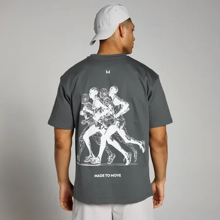 MP Velocity Ultra Graphic Jogging T-Shirt - majica - tamnosiva