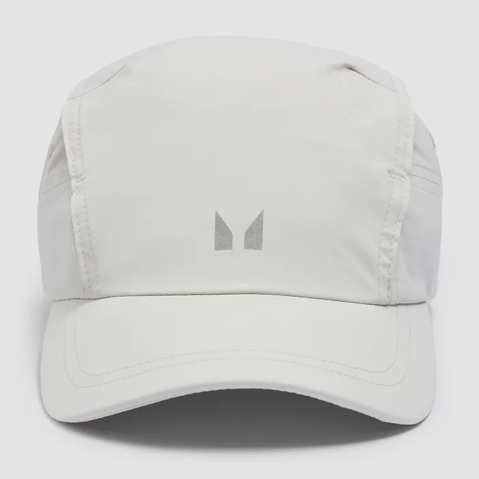 MP Woven Running Vented Cap - kačket - hrom-sivi