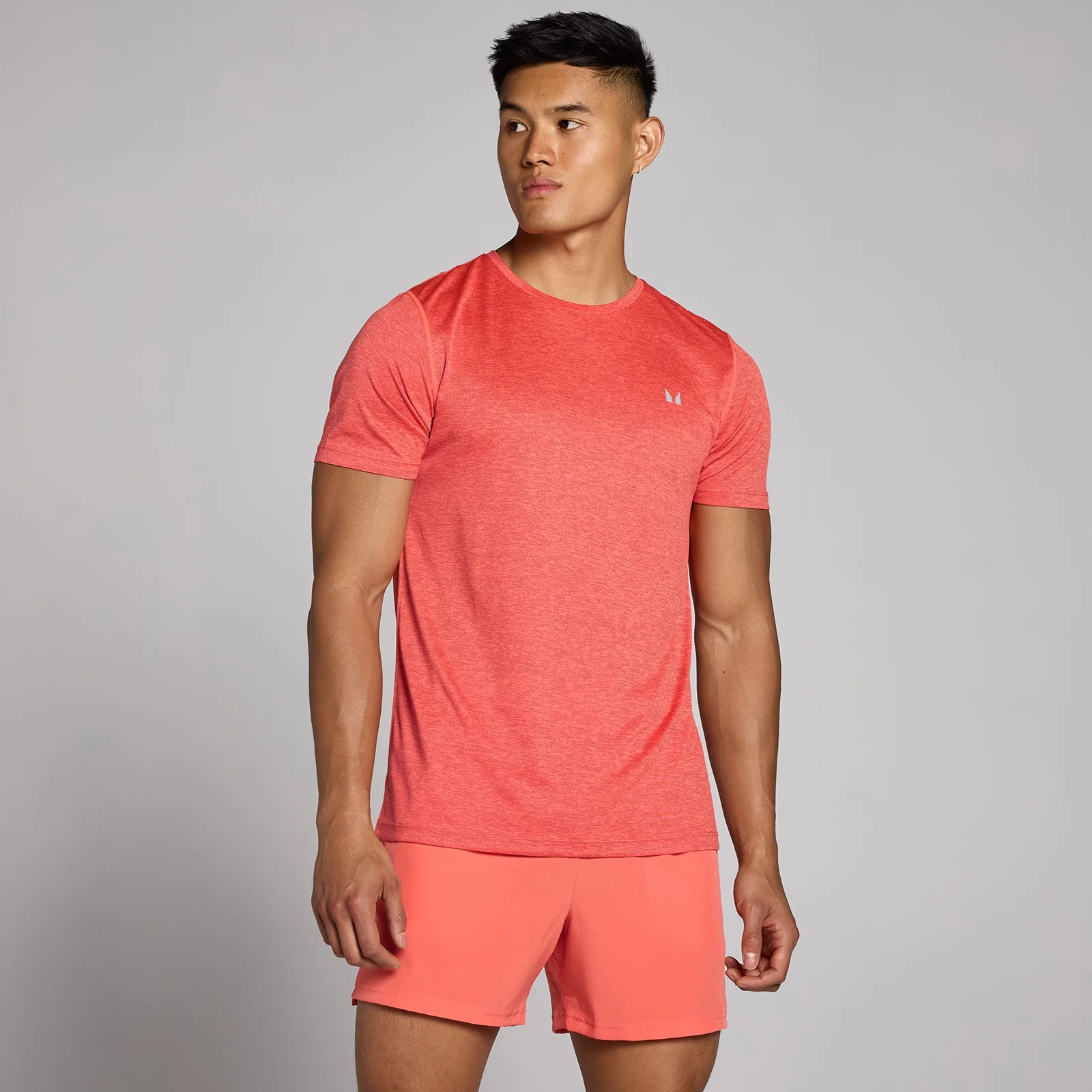MP Men's Tempo Marl T-Shirt - muška majica - koralnocrvena - XS Slika 1