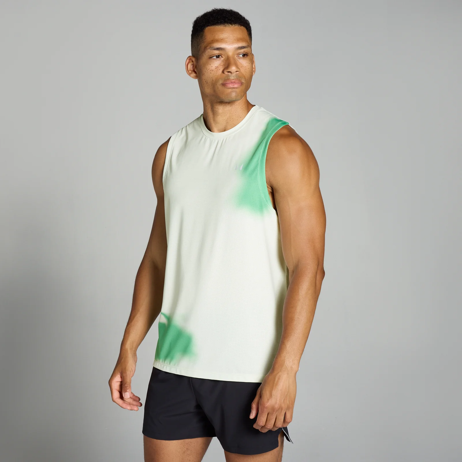 MP Men's Velocity Mesh Print Tank - muška majica bez rukava - bela - XS Slika 1