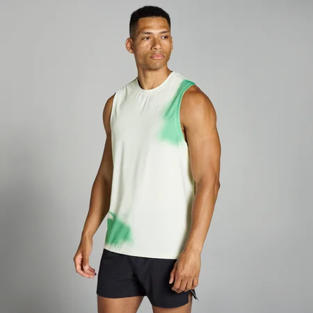 MP Men's Velocity Mesh Print Tank - muška majica bez rukava - bela