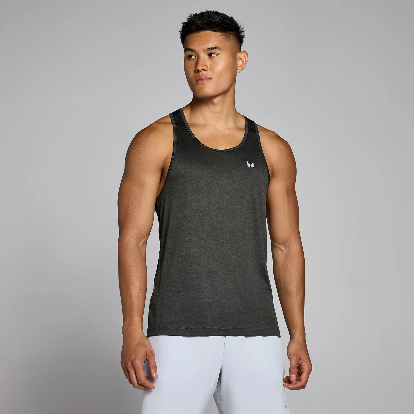 MP Men's Tempo Marl Vest - muška majica bez rukava - ispranocrna - S Slika 1