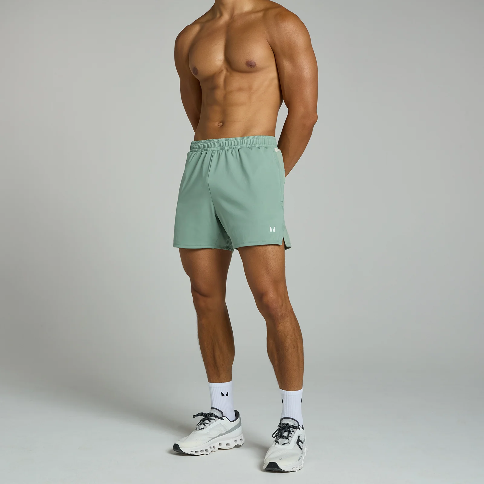 MP Men's Tempo Panel 5 Inch Short - muški šorts - bledozeleni - XXL Slika 1