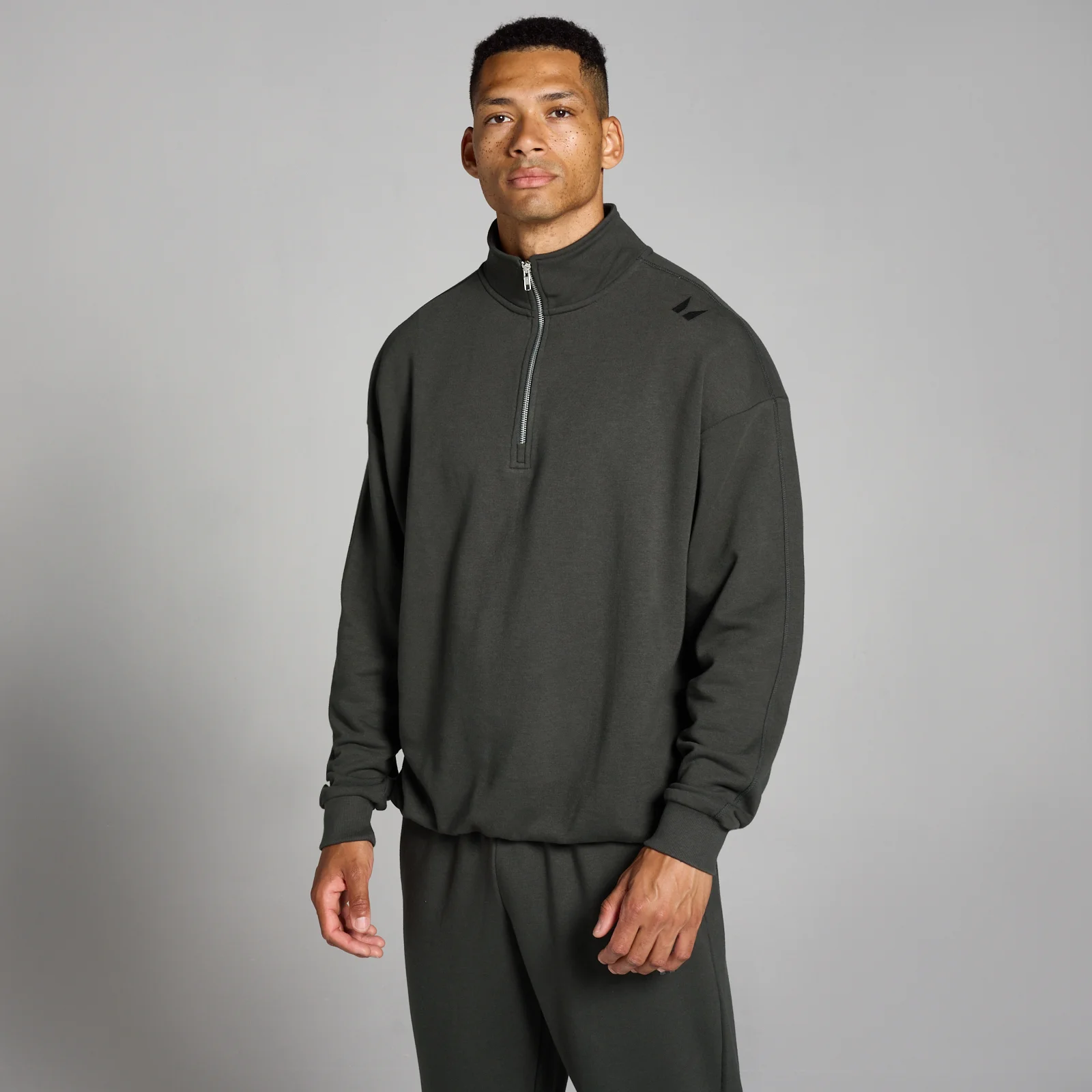 MP Men's Tempo 1/4 Zip - muška bluza - noćna siva - XS Slika 1