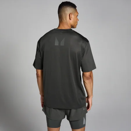 MP Men's Tempo Oversized Mesh Training T-Shirt - muška majica - noćna siva