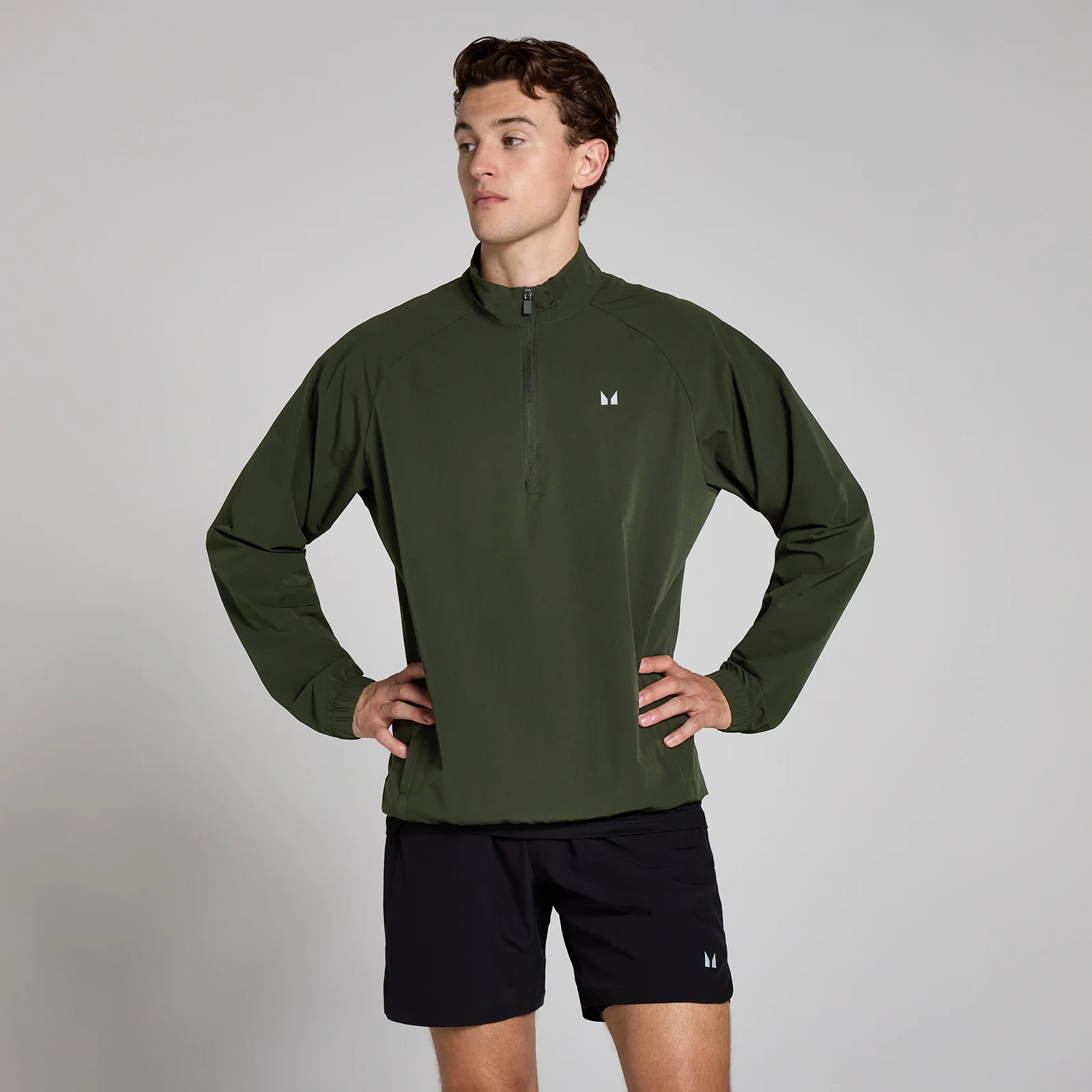 MP Men's Lightweight Windbreaker - muška vetrovka - tamnozelena - XS Slika 1