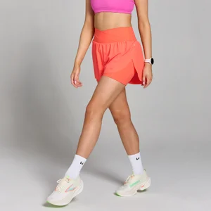 MP Women's Velocity Pleated Running Short - ženski šorts - svetlonarandžasti - Size XL