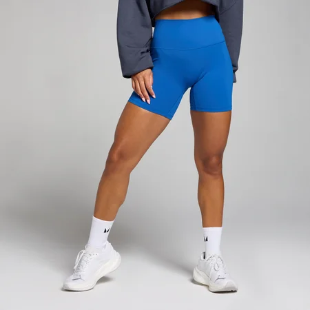 MP Women's Tempo High Waisted Shorts - ženski šorts - plavi
