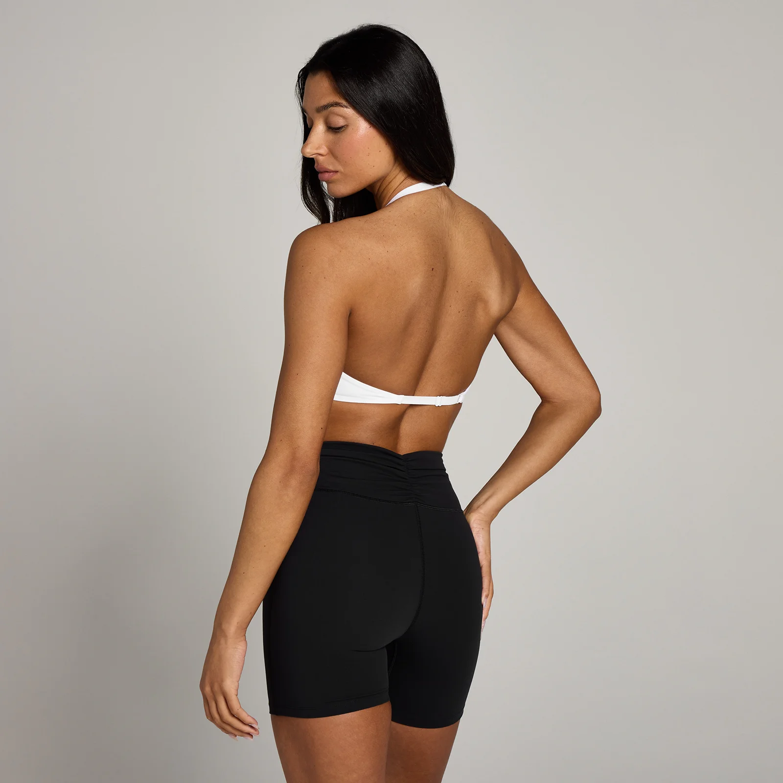 MP Women's Tempo Halterneck Open Back Sports Bra - ženski grudnjak - beli - M Slika 1