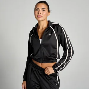 MP Women's Tricot Track Jacket - ženski gornji deo trenerke - crni/beli - Size XS