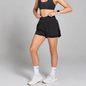 MP Women's Velocity Pleated Running Short - ženski šorts - crni - Size XL