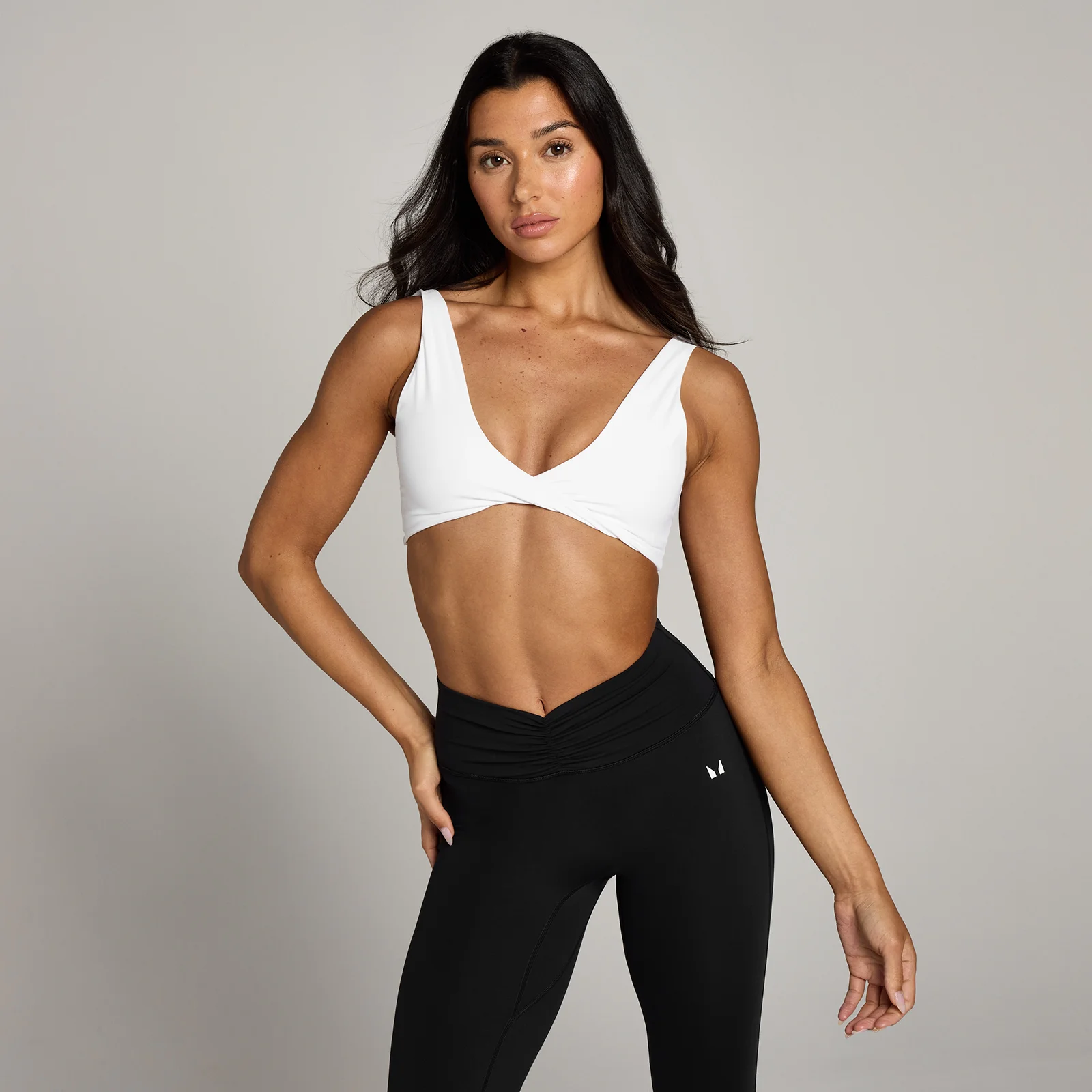 MP Women's Tempo Twist Front Sports Bra - ženski grudnjak - beli - XS Slika 1