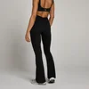MP Women's Tempo Ruched Front Flared Leggings − ženske helanke − crne