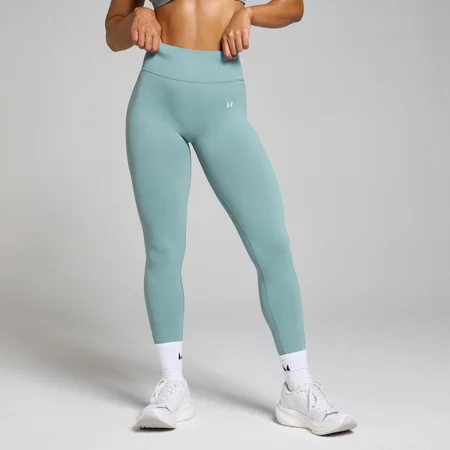 MP Women's Tempo Mid-Rise Seamless Leggings - ženske helanke - olovo