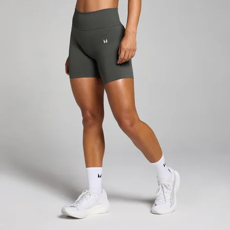 MP Women's Tempo Mid-Rise Seamless Shorts - ženski šorts - noćna siva