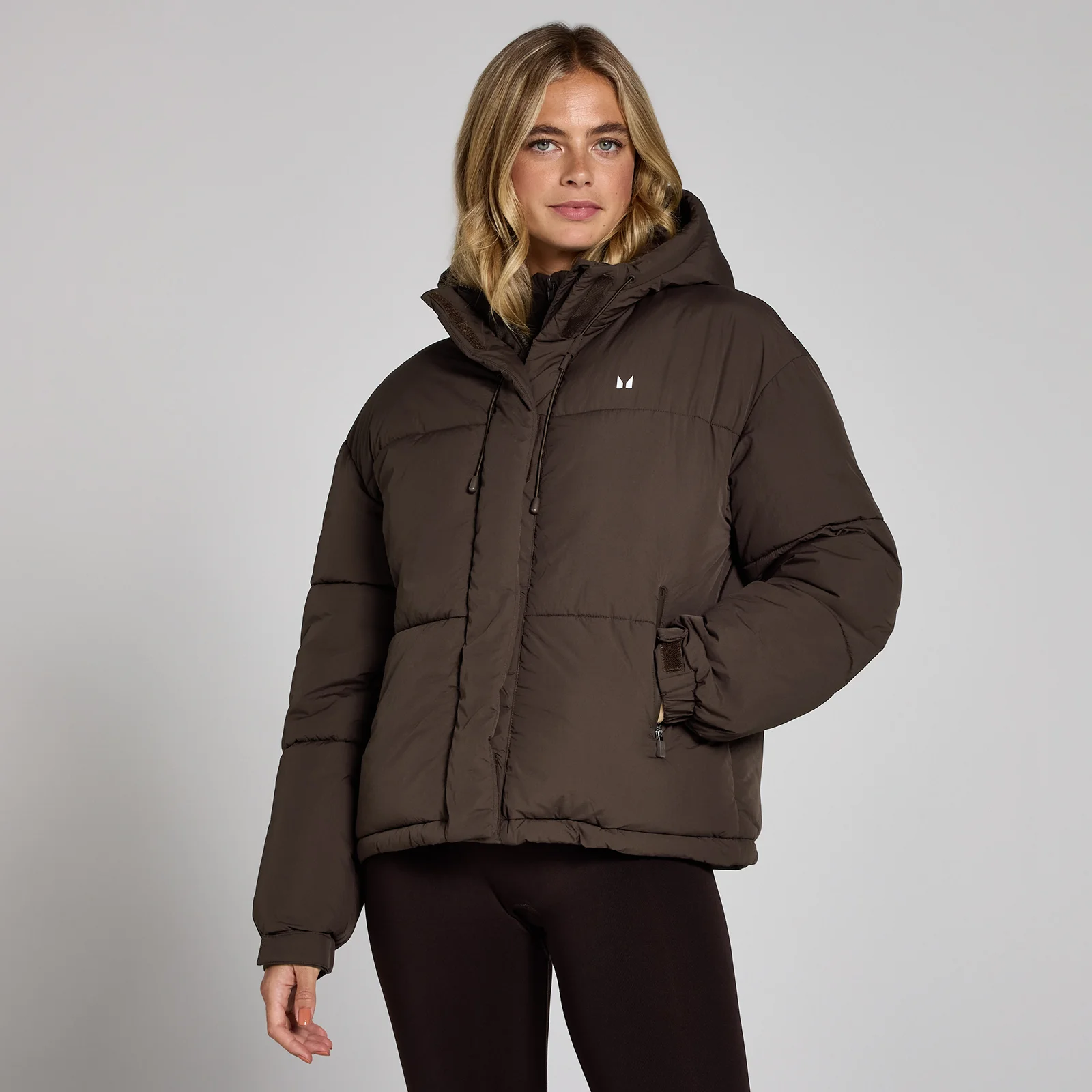 MP Women's Short Padded Puffer Jacket - ženska jakna - čokolada - XS Slika 1