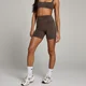 MP Women's Studio Fold Over Short - ženski šorts - čokolada