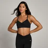 MP Women's Tempo Ruched Front Sports Bra - ženski grudnjak - crni