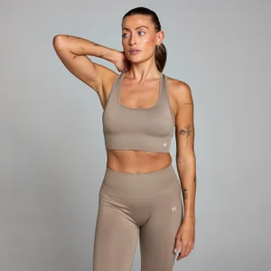 MP Women's Shape Seamless Sports Bra − sportski grudnjak − svetlobež - Size XS