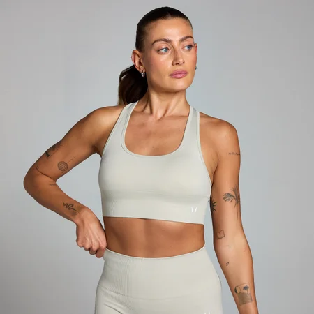 MP Women's Shape Seamless Sports Bra − sportski grudnjak − pepeljastosivi