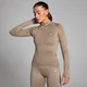 MP Women's Shape Seamless Zip Through Jacket − ženska jakna − svetlobež