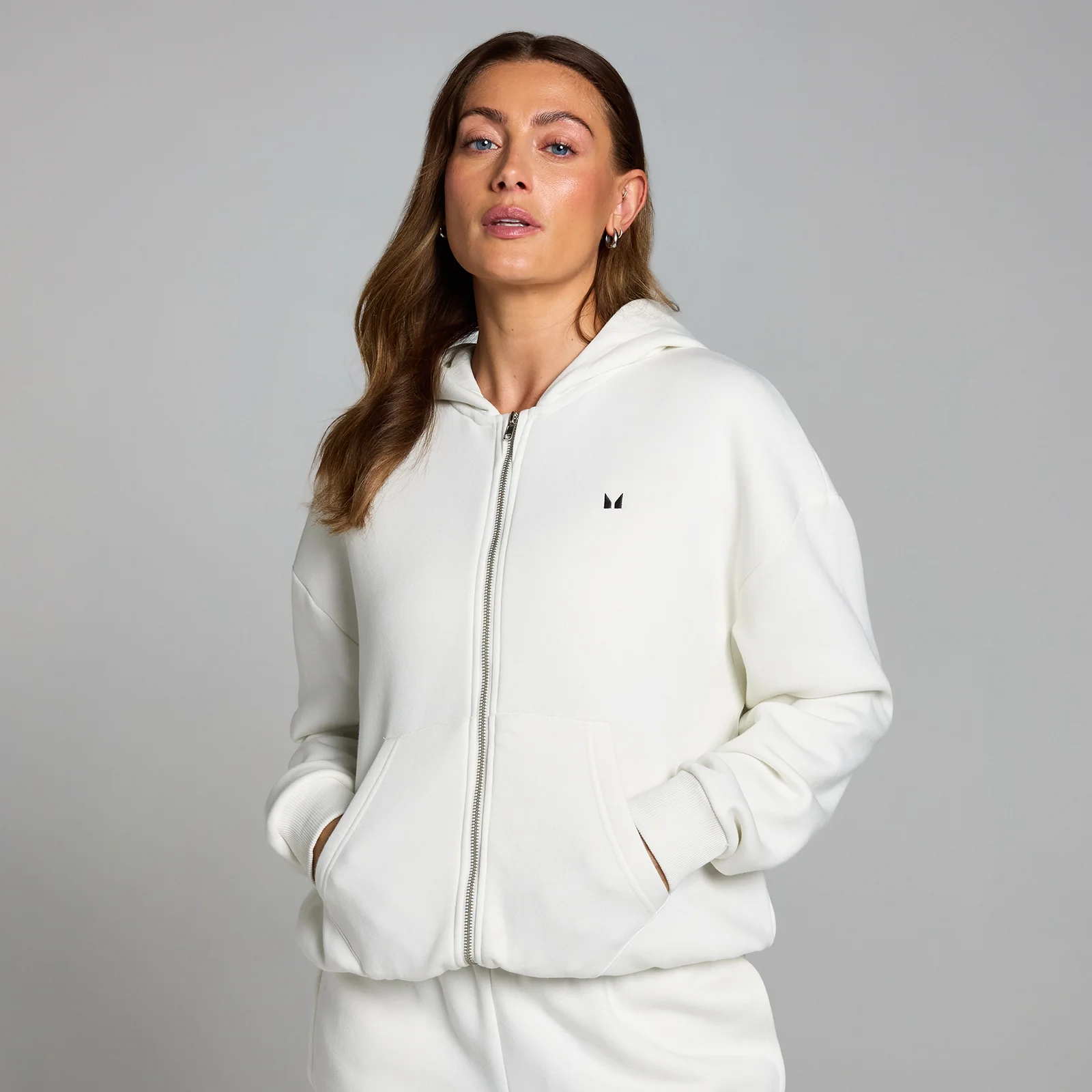 MP Women's Basics Zip Through Hoodie − ženska dukserica − oblak-siva - M Slika 1