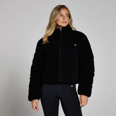 MP Women's Borg Puffer Jacket - ženska jakna - crna