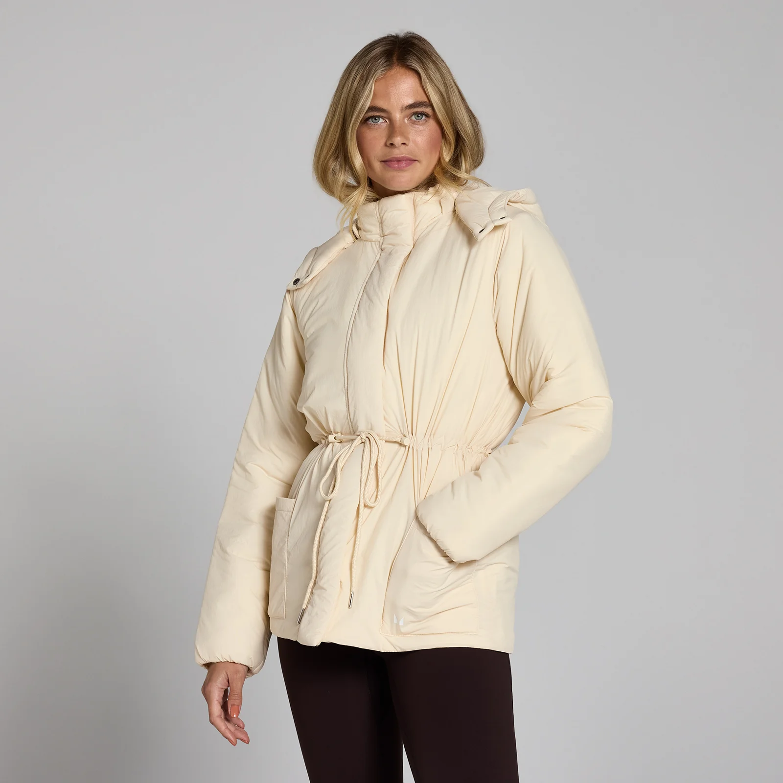MP Women's Adjustable Waist Short Jacket - ženska jakna - svetlokrem - S Slika 1