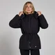 MP Women's Adjustable Waist Short Jacket - ženska jakna - crna